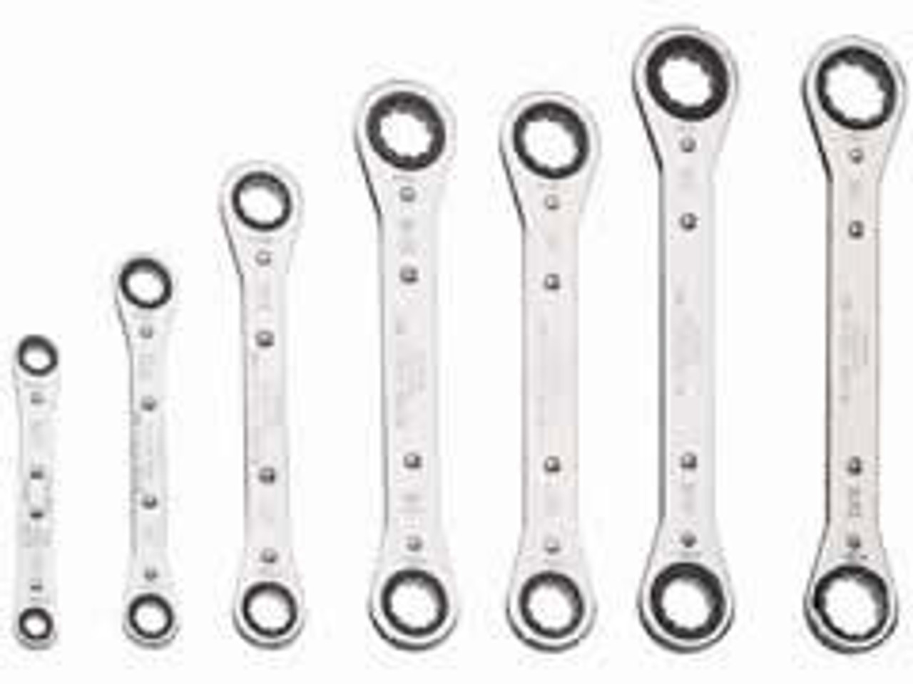 KLEIN 68222 7-Piece Ratcheting Box Wrench Set 68222-3 NEW