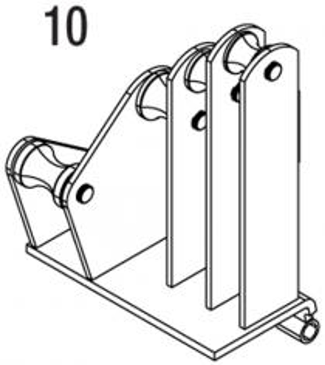 GREENLEE 00936 SUPPORT UNIT-1/2-1-1/4 ROLLER (555) 50009362/783310009368 NEW