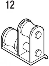 GREENLEE 17984 SUPPORT ASSY ROLLER 1 1/2-2R (555) 50179845/783310179849 NEW