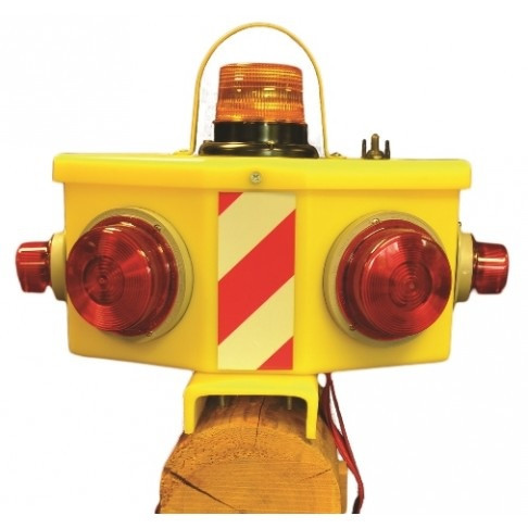 PLASTIC TECHNIQUES  611021P Pole Hauling Lights 12 Vlt, 5lgts, 2 STT, 2SMC,  1 Amber Beacon