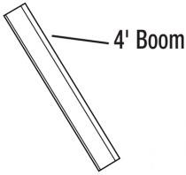 GREENLEE 00791 4 FT BOOM TUBE 51007910/ 783310007913 NEW
