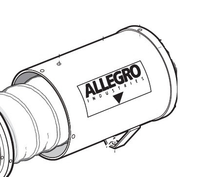 Allegro 9514-02A 25' Ducting Canister