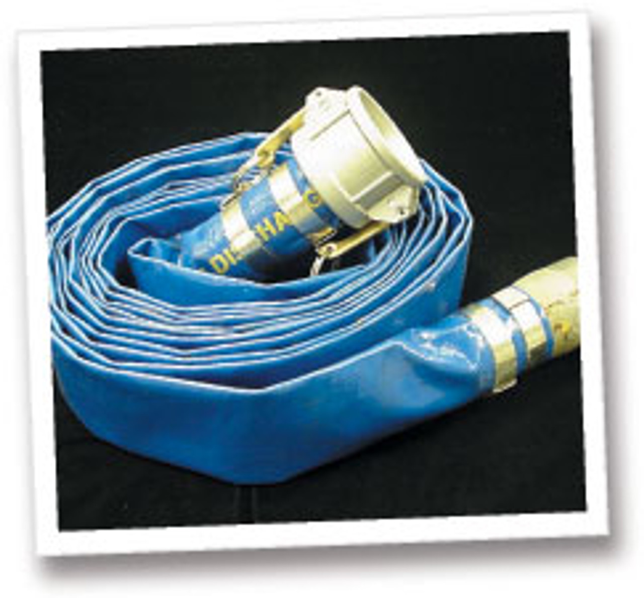 PELSUE 103171-002 1-1/2" X 25' PVC DISCHARGE HOSE WITH MALE AND FEMALE COUPLERS NEW