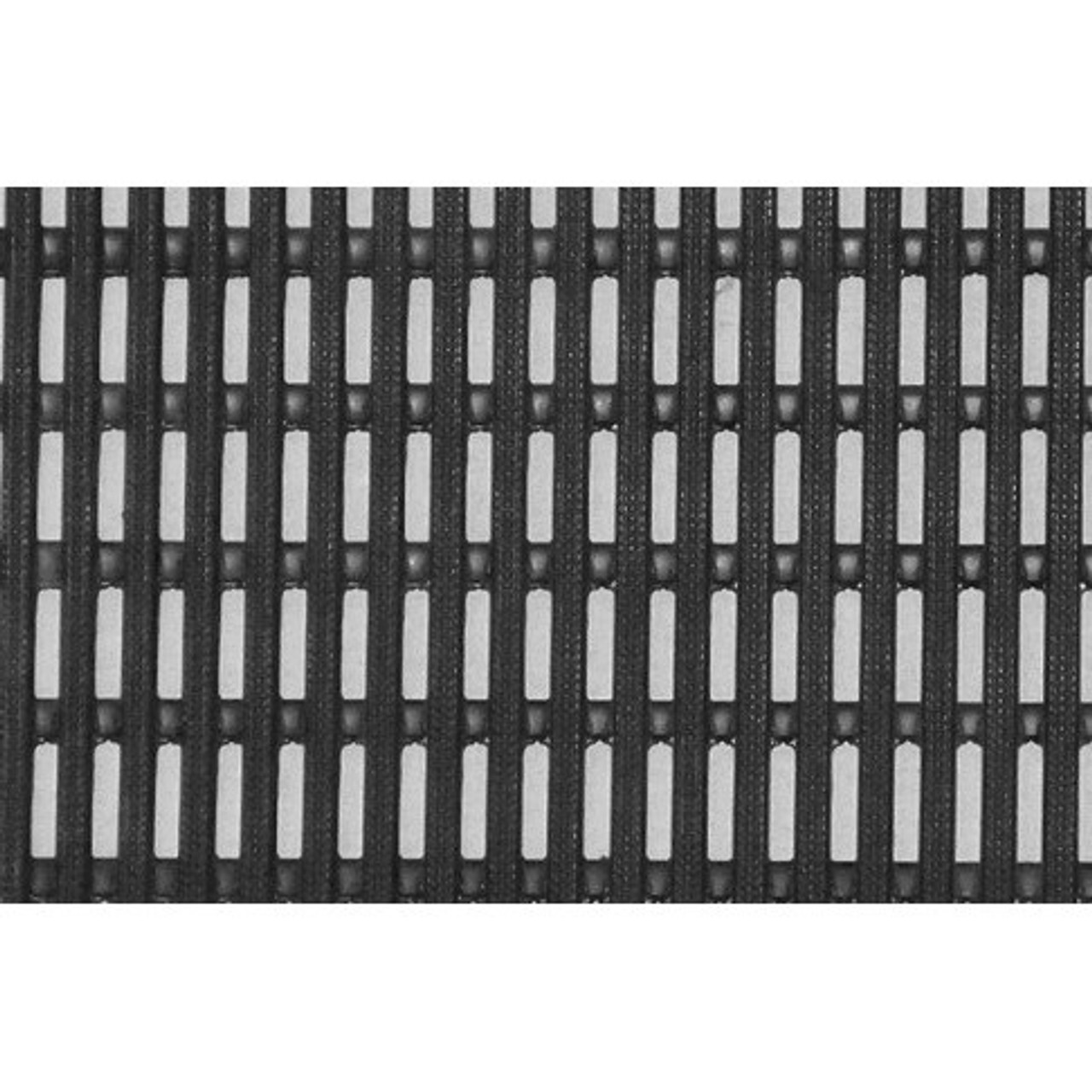 PLASTIC TECHNIQUES  298L   Ergonomic Safety Grating   Solid Tread, 2 feet x40 feet Roll, Black (per