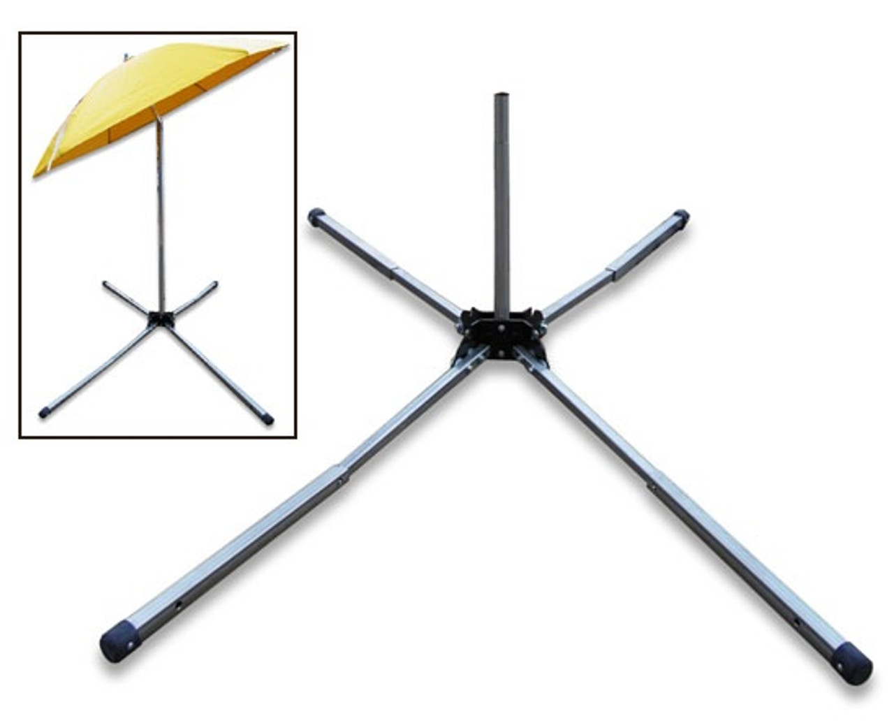 POP N WORK (FOF) STN1 TELESCOPING LEGS. 48" X 78" EXPANDED BASE FOR CENTER POLE UMBRELLAS HEAVY DU