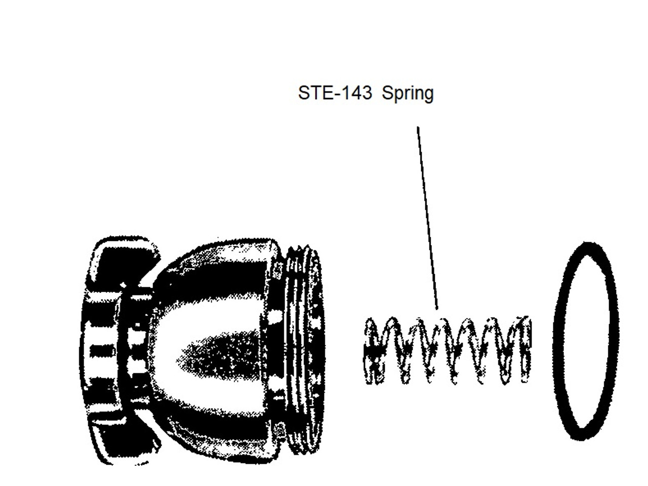 GOSS STE-143 / 662999025640 SPRING, REG EA & 25 GAS REG NEW