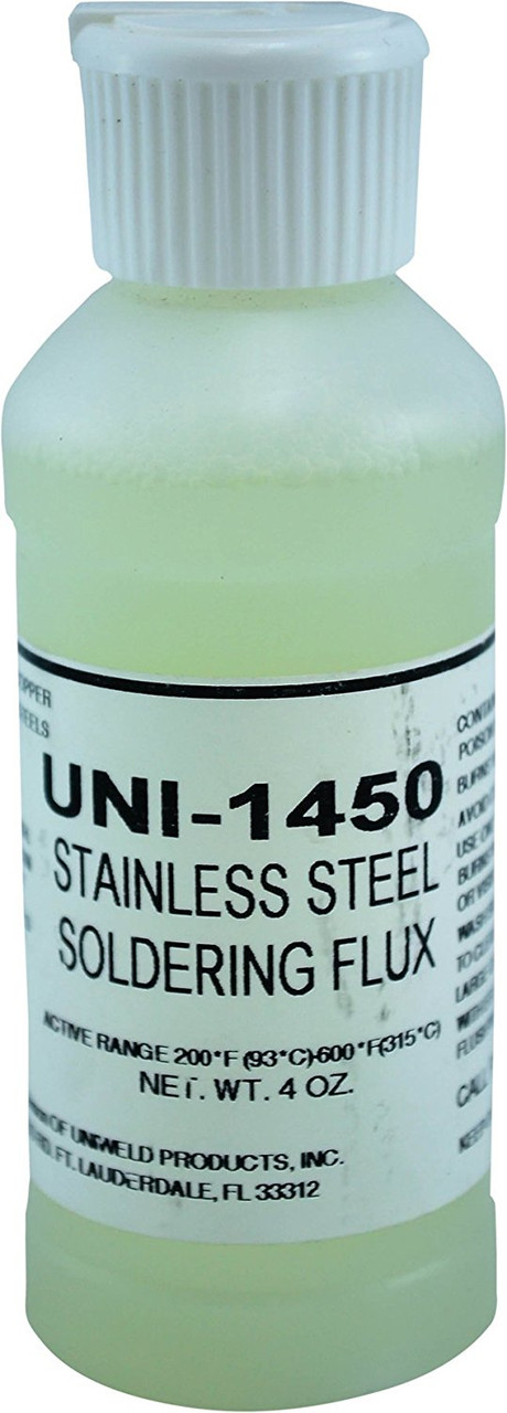 UNIWELD F4CYG UNI-1450 SOLDER FLUX - 4 OZ. UPC 61284 NEW