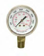 UNIWELD G1D 2" 400 PSI BRASS, B.M. GAUGE UPC 54200 NEW