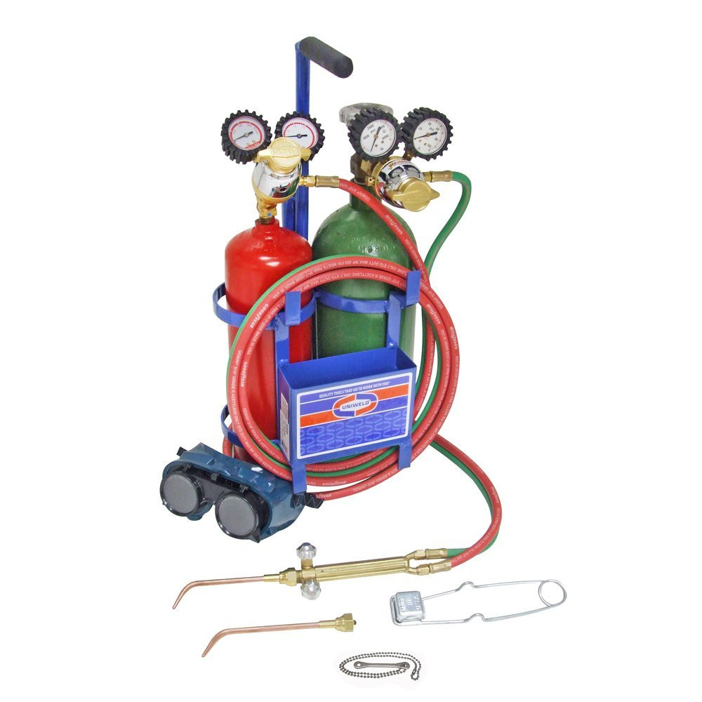 UNIWELD K23C MC-PATRIOT WELD, BRAZE OUTFIT w/500S STAND UPC 82301 NEW