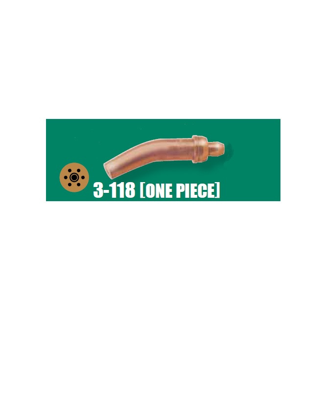 UNIWELD 3-118-2 / UPC 34125 1 Piece Acetylene Cutting Tip #2 MINIMUM ORDER 25 NEW