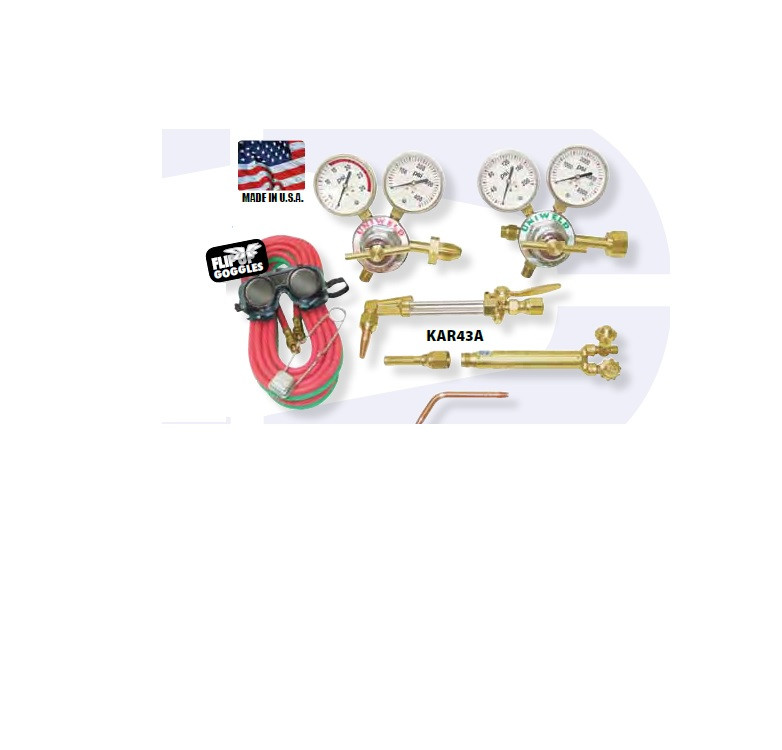 UNIWELD KAR43A-1 / UPC 84001 All American Hvy Duty Cutting and Welding Outfit CGA300 MINIMUM ORDER 3