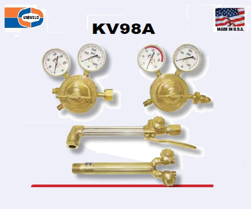 UNIWELD KV98A / UPC 86700 Fabricator Hvy Duty Cutting and Welding Outfit CGA510 MINIMUM ORDER 2 NEW