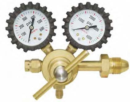 UNIWELD RHP3680 / UPC 13650 Special Purpose Regulator Nitrogen w/Gauge Boots CGA680 MINIMUM ORDER 6