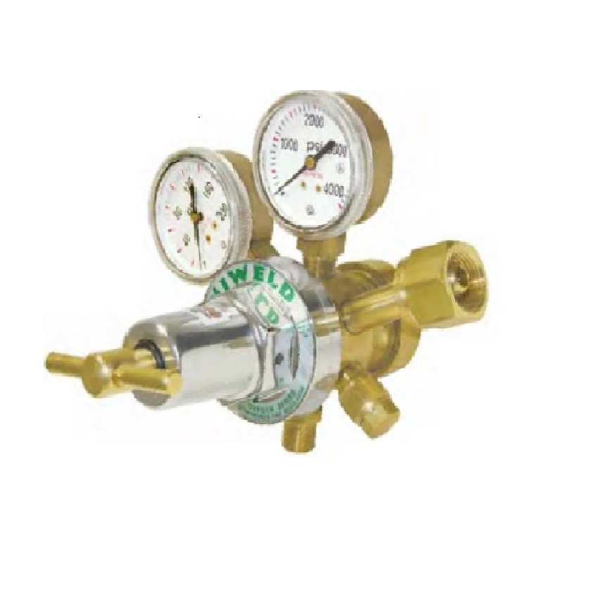 UNIWELD RHT8011-CND / UPC 11103 Med Duty 2 Stage Regulator w/2" Gauges Acetylene 2-15 PSIG "B" LH CG