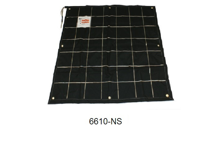 HASTINGS 6610-NS Ground Mat, Black, 58 x 58 Inches NEW