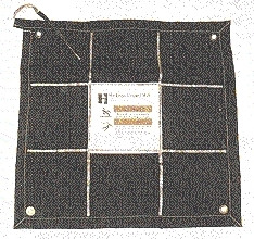 HASTINGS 6615-NS Ground Mat, Black, 58 x 120 Inches NEW