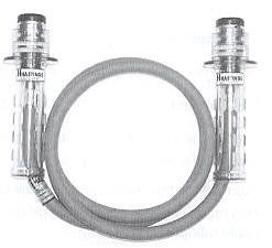 HASTINGS 6916 1/0 35KV Jumper 8' With Large Range Clear Heads NEW