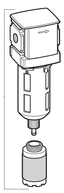 Allegro 9872-04 2nd Stage Coalescing Filter Assembly