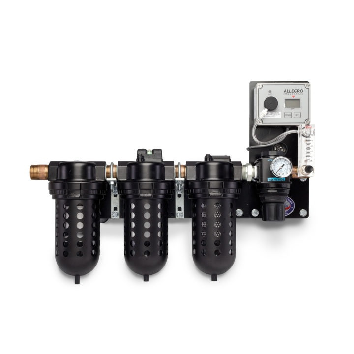 Allegro 9878-150 150 CFM Wall Air Filter Panel w/ CO Monitor, Single Port