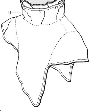 Allegro NV37-50 Nova 3 Nylon Cape, 28"