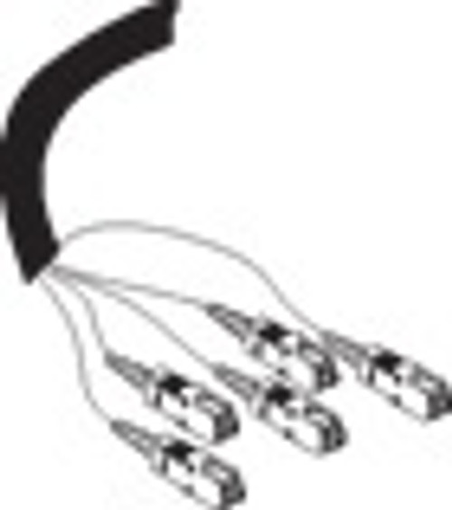 PLP CCX CLOSURE P12SCU3 PIGTAIL ASSEMBLY 12 FIBER