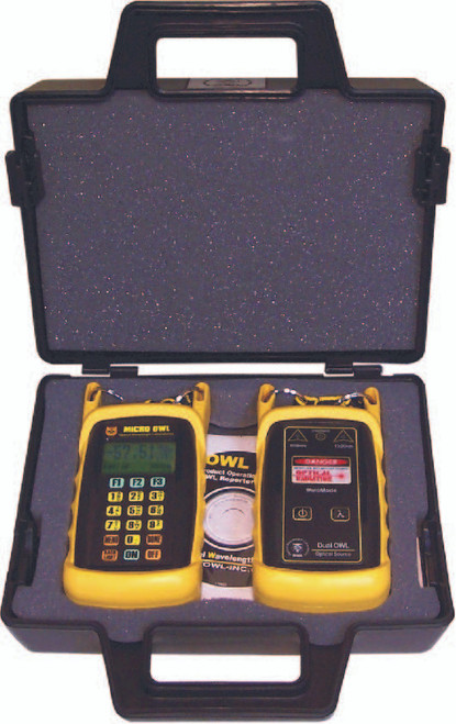 OWL KIT-M2-D2sc Micro OWL 2 / Dual OWL SC MM Test Kit (850/1300nm; SC connectors) Micro OWL 2 (MO-2)
