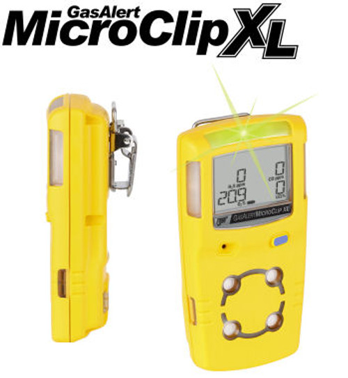 BW GasAlertMicroClip XL 4-GAS MULTI-GAS DETECTOR MCXL-XWHM-Y-NA NEW