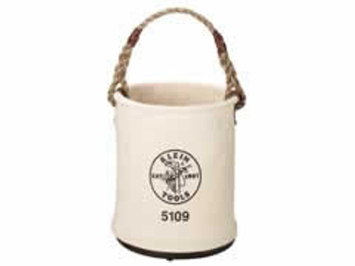 KLEIN 5109PS Wide-Opening Straight-Wall Bucket - Inside Pocket and Swivel Snap 55509-1 NEW