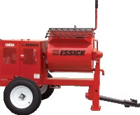 MULTIQUIP EM90SE  Essick Steel Drum Mortar Mixers - 9CF (tow bar not included)  230V 1-phase NEW