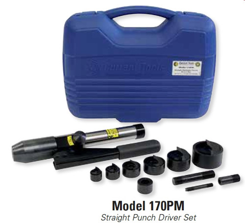 Current Tool  170PM 1/2"-2" PIECE MAKER SET - STRAIGHT with punches and dies new
