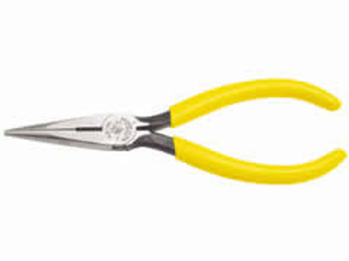 KLEIN D203-7 7'' (178 mm) Standard Long-Nose Pliers - Side-Cutting 71024-7 NEW