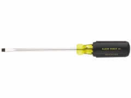 KLEIN 605-6 1/4'' (6 mm) Cabinet-Tip Screwdriver  6'' (152 mm) Heavy-Duty 85046-2 NEW