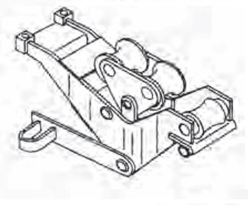 Current Tool  2-1200 1½" and 2" Support Roller Unit for conduit bender new