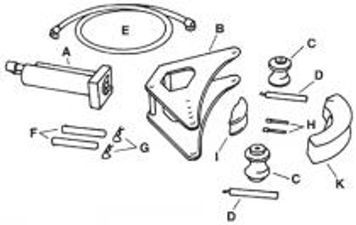 GREENLEE 2349AA SUPPORT-PIPE 50034006/783310034001 NEW