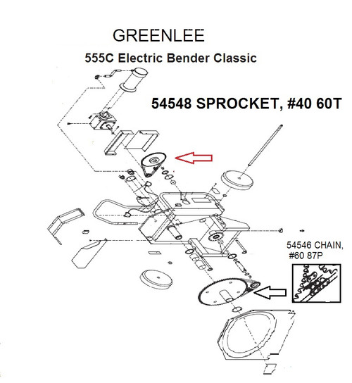 GREENLEE 54546 CHAIN  No 60 87P 90545460/783310545460 NEW