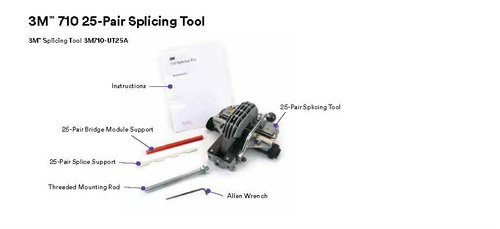 3M  3M710-UT25A  3M710 25PR SPLICING RIG TOOL 80611148687 NEW  NO CASE HEAD ONLY