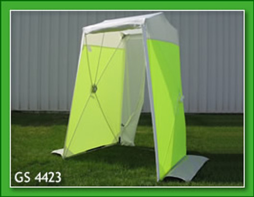 POP N WORK (FOF) GS-6423   POP UP 6' x 4' GROUND TENT with Full-Width Two Zipper Rollup Door and a S