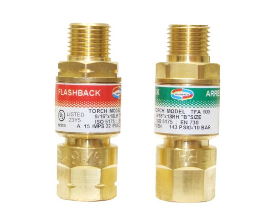 UNIWELD AFTFA100 / UPC 04066 Torch FB Arrestors for O2 "B" Fittings Non-Filtered MINIMUM ORDER 1 NEW