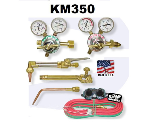 UNIWELD KM350 / UPC 82100 All American Med Duty Cutting and Welding Outfit CGA510 MINIMUM ORDER 3 NE