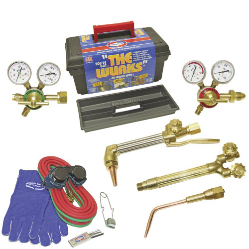 UNIWELD WURKS-A-1 / UPC 88005 The WURKS Med Duty Cutting and Welding Outfit CGA300 MINIMUM ORDER 4 N