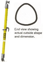 HASTINGS 4679-10 10' Triangular Univ Stick NEW