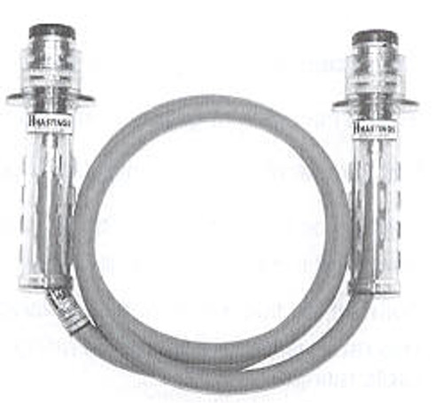 HASTINGS 6913 2/0 25KV Jumper 8' With Large Range Clear Heads NEW