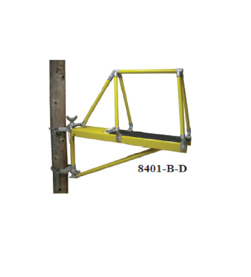 HASTINGS 8401-B 4 Foot Platform with Horizontal Rail NEW