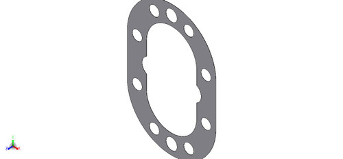 GREENLEE F024655  GASKET-.003 THK (H6520C) H2 / 50420991 / 783310420996 NEW
