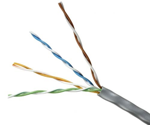 QUABBIN 5507 4PR 24T HPE PVC VIO CMR@DBL CM CMG CAT5E CABLE SOLD PER 1000 FT