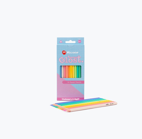 Glost Pastel Pencils - 12 Pack