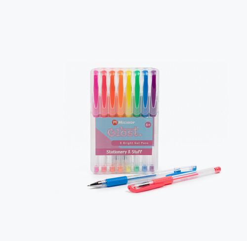 Glost Bright Gel Pens, 8 Pack