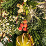 Berries and Willow Christmas Wreath