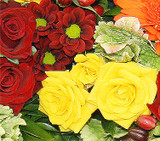 Orange and Burgundy Wreath Orange and Burgundy Wreath