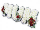 MUM White Floral Letters